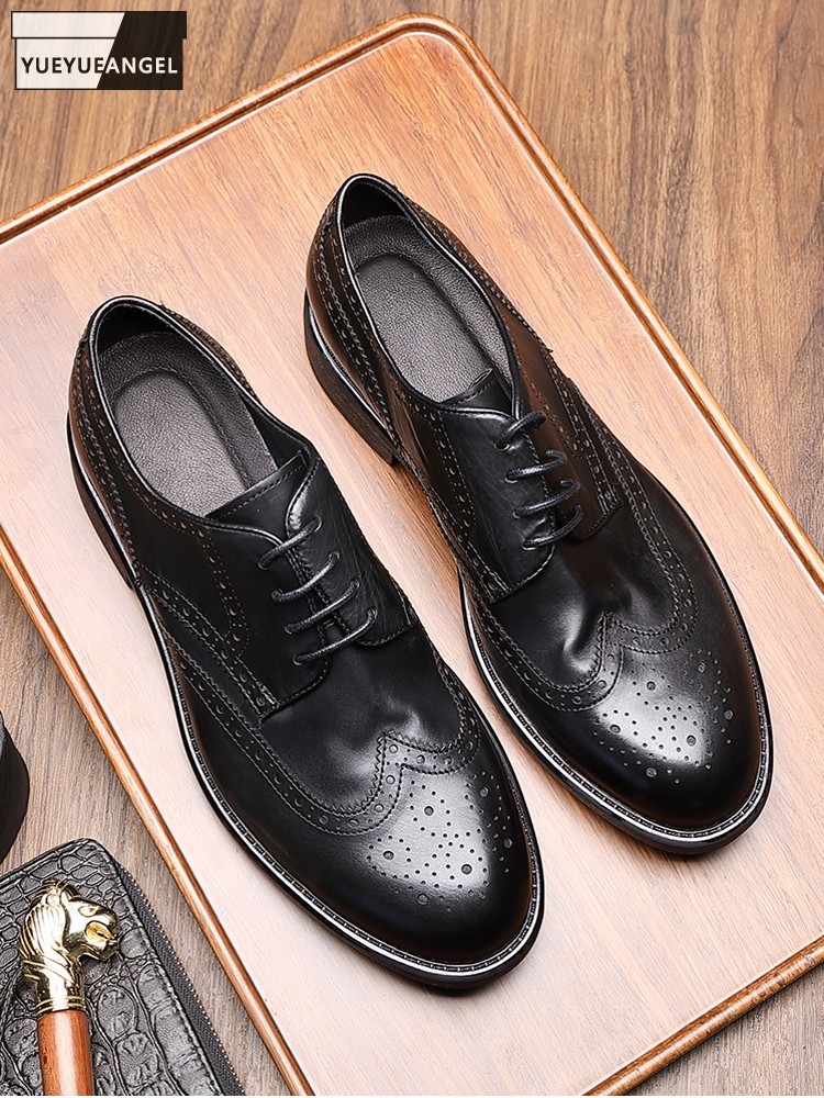 Men'S Grooming Tips - Sepatu Formal Kerja Bisnis Ujung Sayap