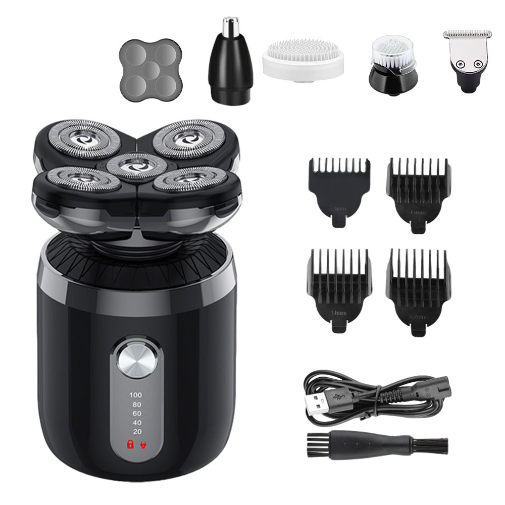Men'S Grooming Razor Kit - Alat Cukur Elektrik 5-in-1 5 Kepala