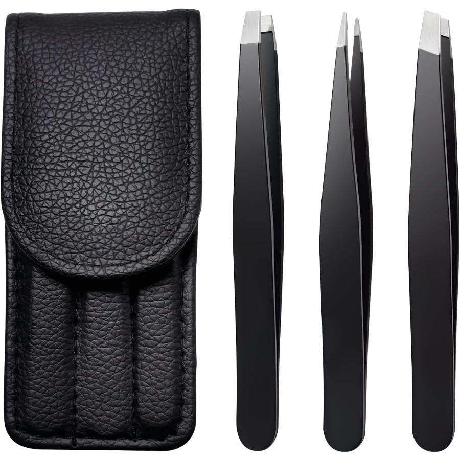 Men'S Grooming Tips - Set Pinset Alis Stainless Steel, Ujung