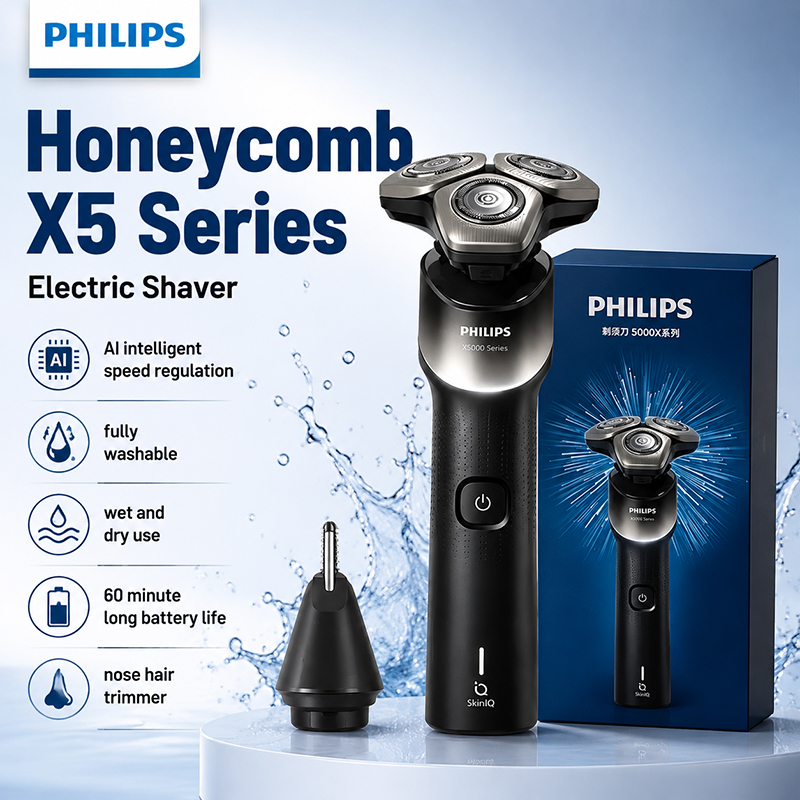 Mens Grooming Kit Philips - Philips XQ523 Alat Cukur Elektrik Rotary