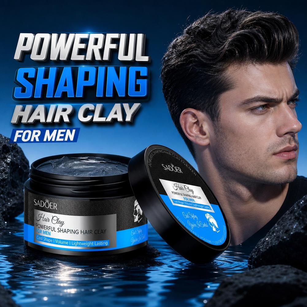 Men'S Grooming Cream - Clay Penata Rambut Pria Daya Tahan