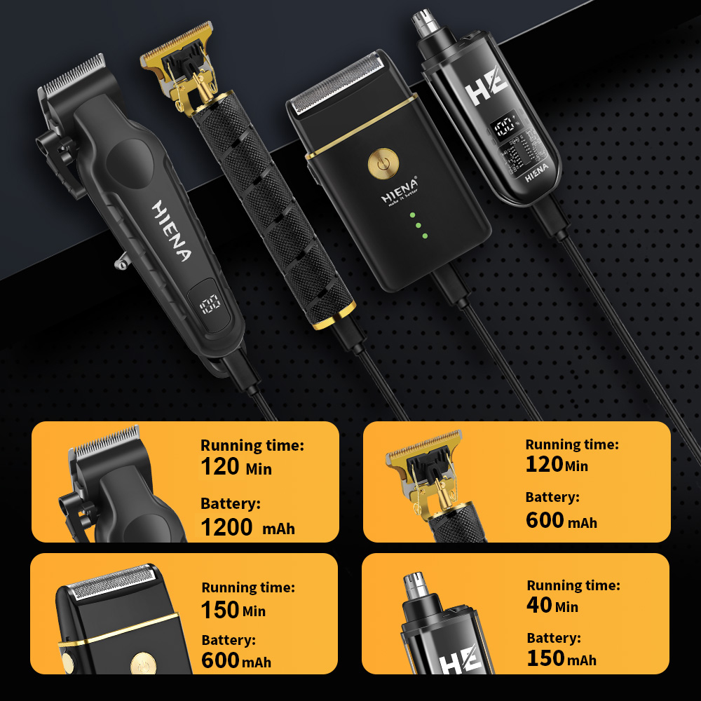 Set Pemangkas Rambut HIENA 4-i - Men'S Grooming Nose Hair Trimmer ulasan dan harga