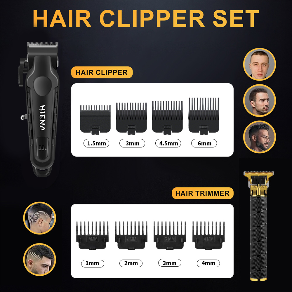 Set Pemangkas Rambut HIENA 4-i - Men'S Grooming Nose Hair Trimmer ulasan dan harga