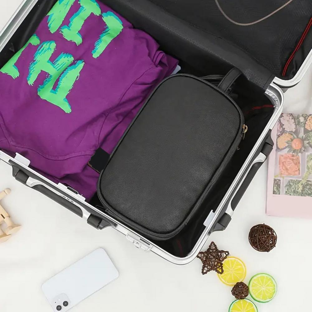 Tas Makeup Travel Kulit Sintet - Men'S Grooming Makeup ulasan dan harga