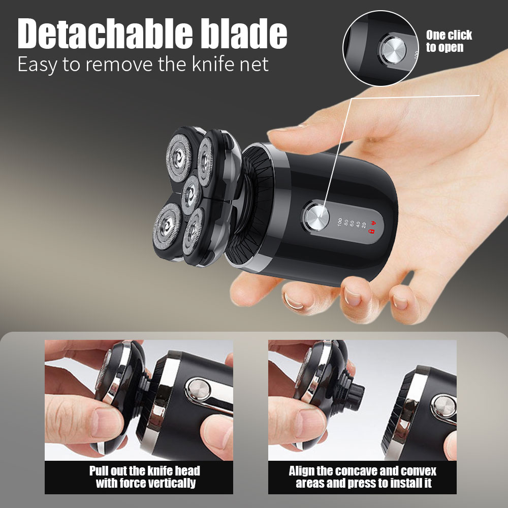 Alat Cukur Elektrik 5-in-1 5 K - Men'S Grooming Razor Kit ulasan dan harga