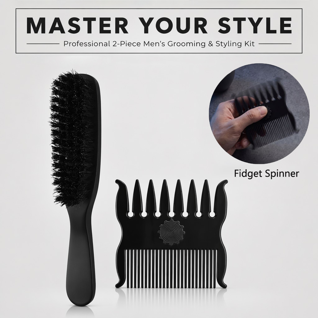 1/2Pcs Set Sisir Penata Rambut - Men'S Grooming Hairstyles ulasan dan harga