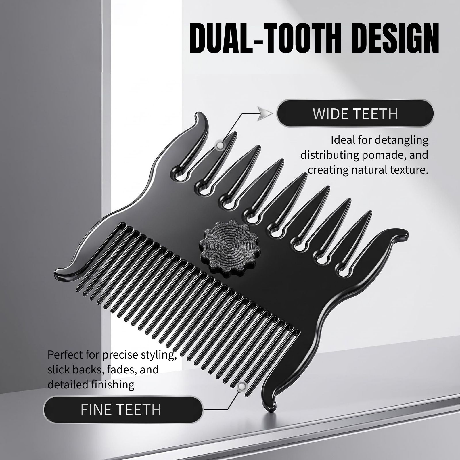 1/2Pcs Set Sisir Penata Rambut - Men'S Grooming Hairstyles ulasan dan harga