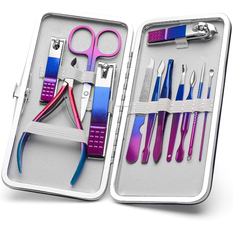 Set Manikur Gunting Kuku Perle - Mens Grooming Kit Gift ulasan dan harga