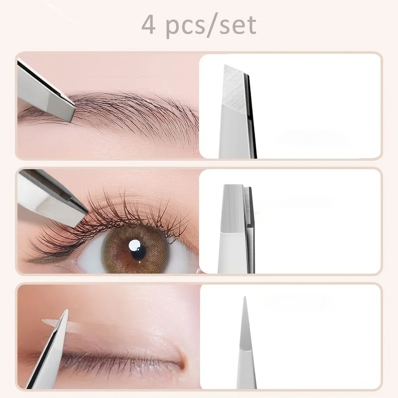 4 Buah Set Pinset Profesional  - Mens Grooming Treatment ulasan dan harga