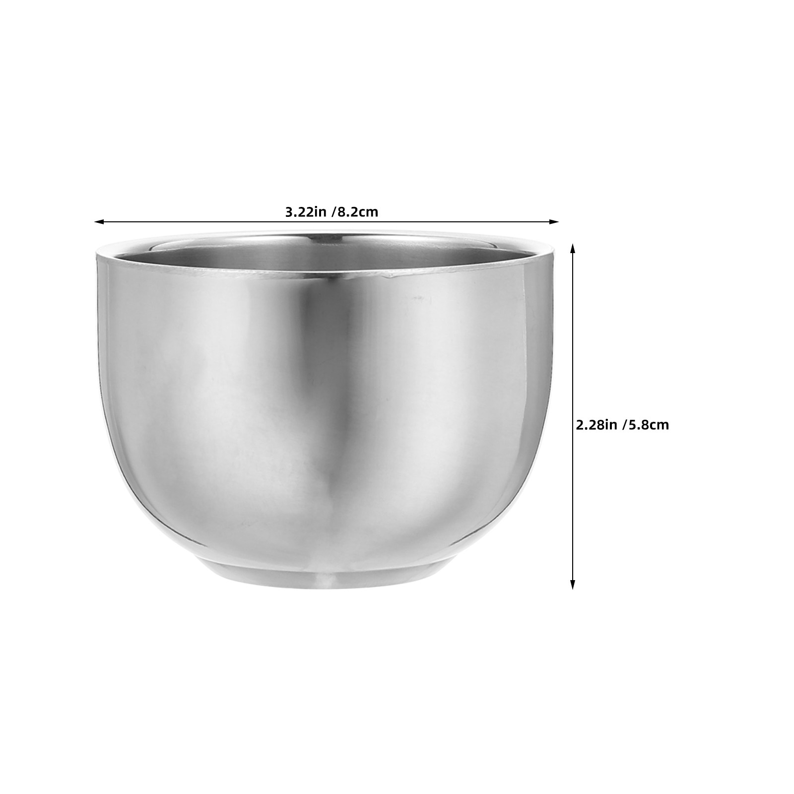 Mangkuk Sabun Cukur Stainless  - Men'S Grooming Cream ulasan dan harga