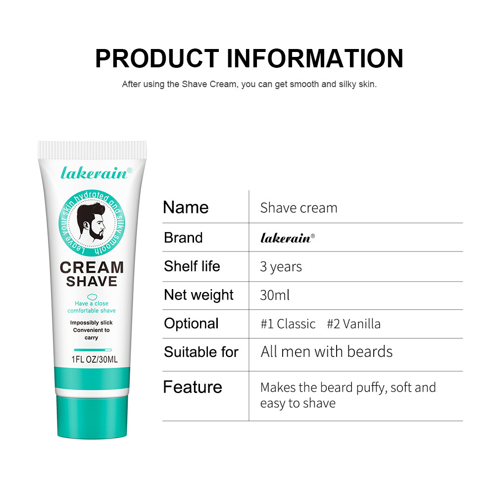Lakerain Krim Cukur Gel Cukur  - Men'S Grooming Cream ulasan dan harga