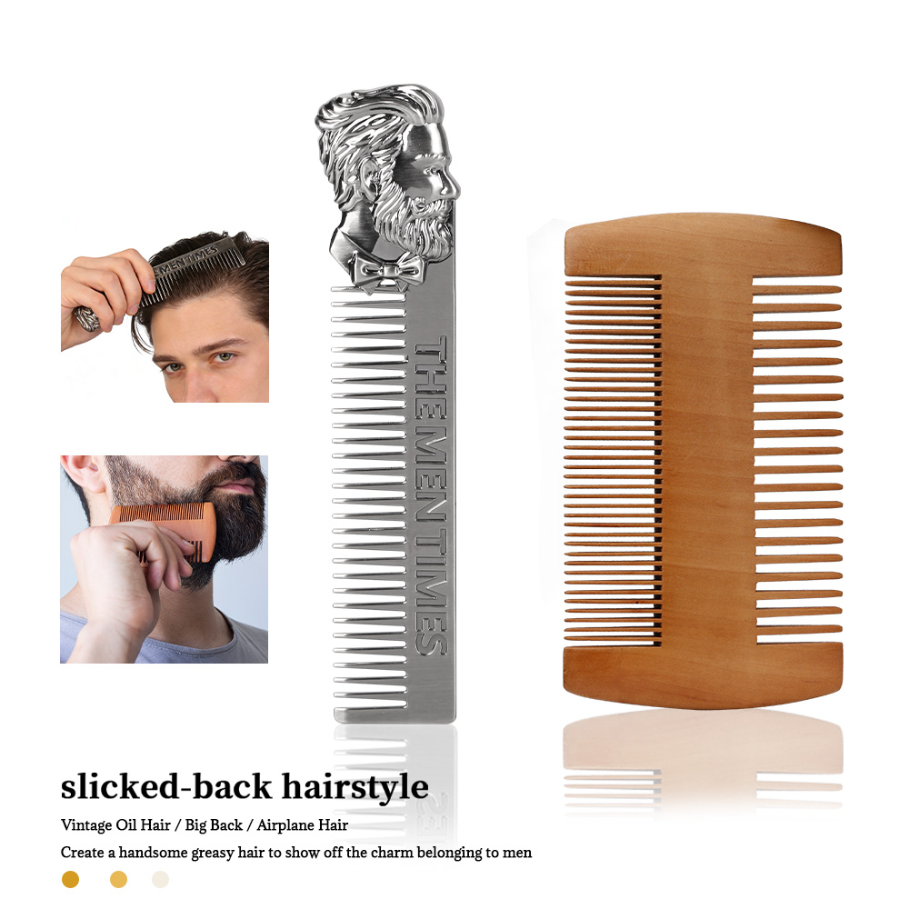 Set Sisir Jenggot & Rambut Vin - Men'S Grooming Hairstyles ulasan dan harga